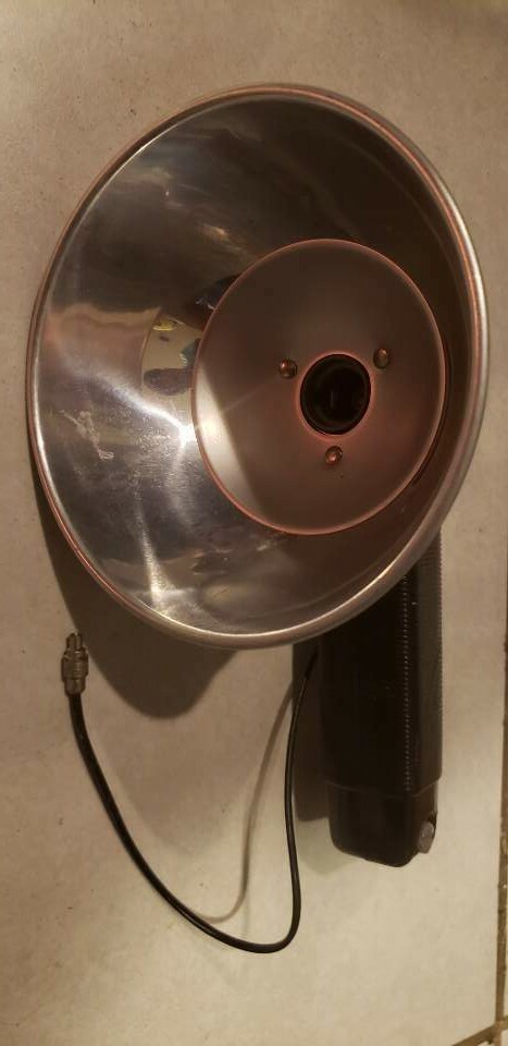 Ansco Black Universal Flash Unit for Vintage Film Camera with Manual & Bracket