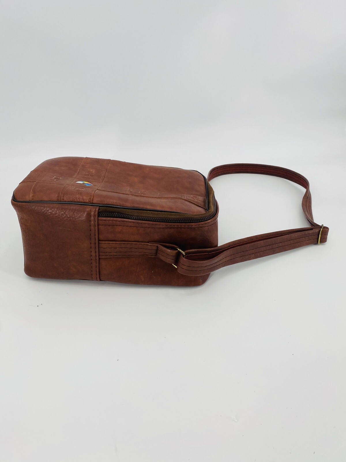 Vintage Kodak Pleather Faux Leather Camera Case Purse Cross Body Shoulder Bag