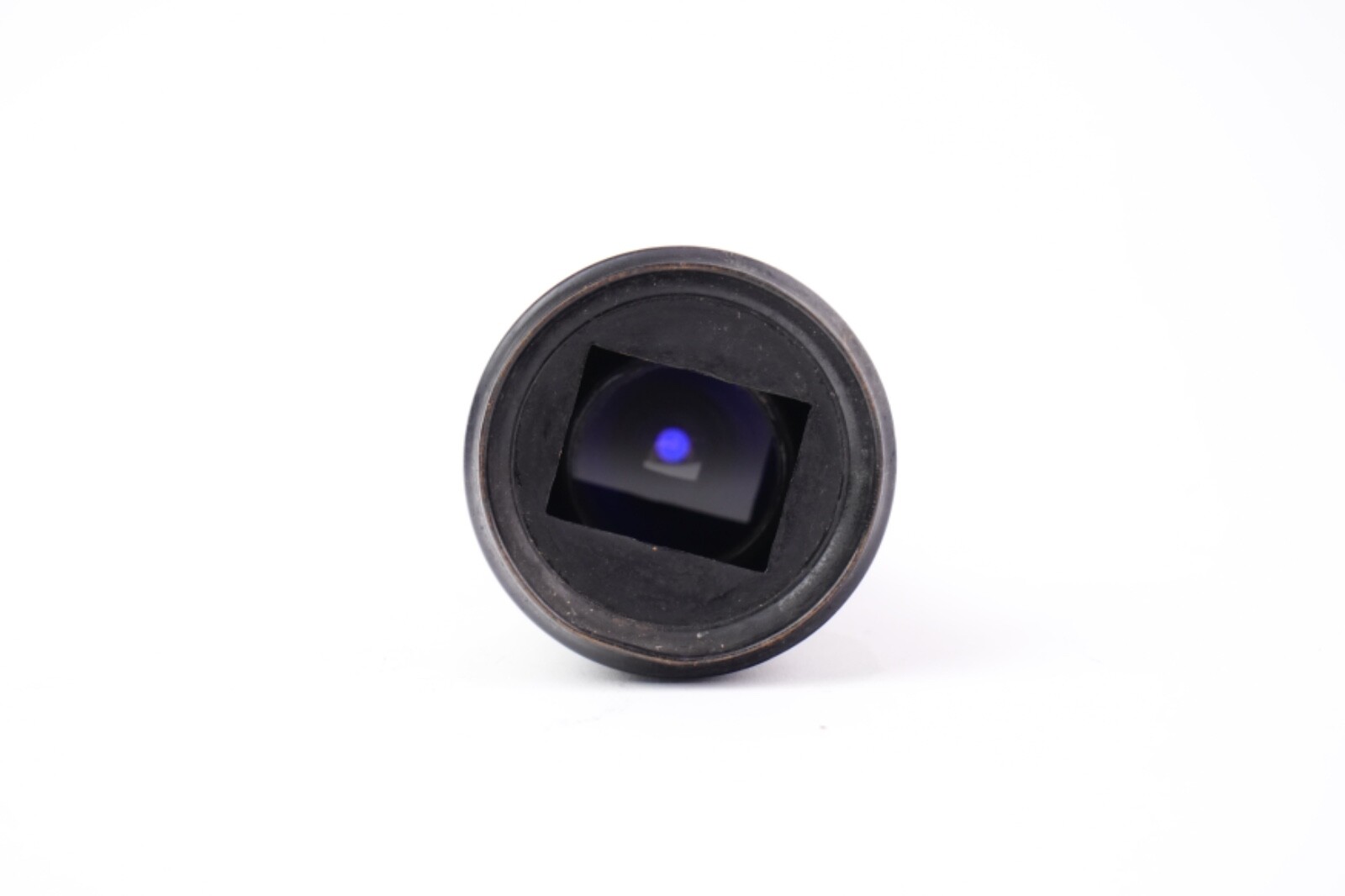 Cinema accessory. Former blue filter field finder. Director viewfinder.