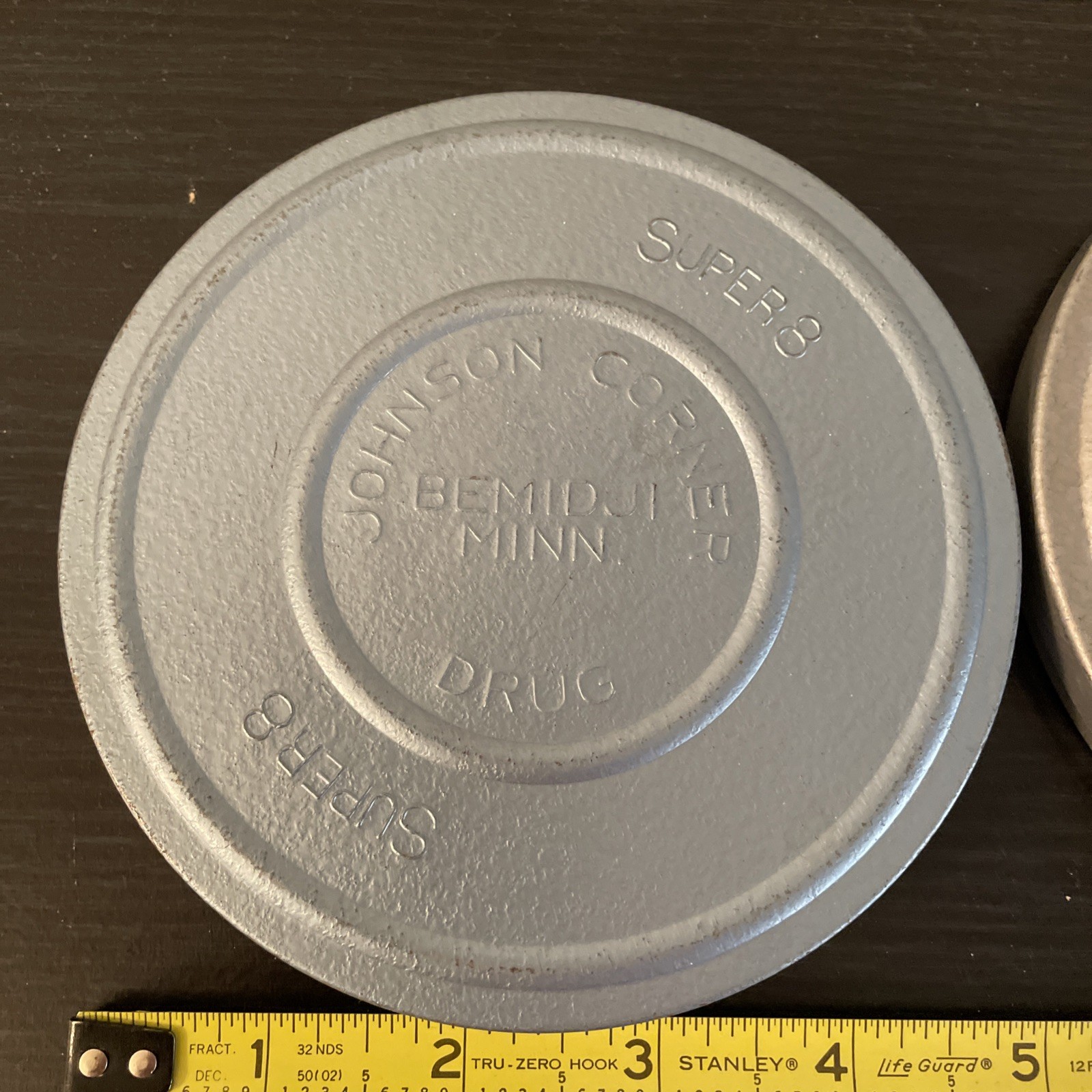 Lot Of 3 Super 8mm Reels & Cases 1 From Johnson Corner Drug Bemidji Minn. 5 1/8”