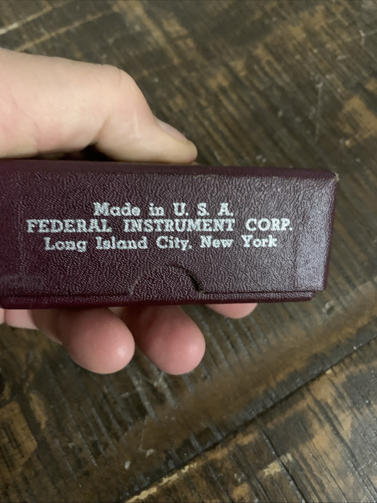 Vintage Ideal Range Finder Federal Instrument Corp USA Long Island NY with Box