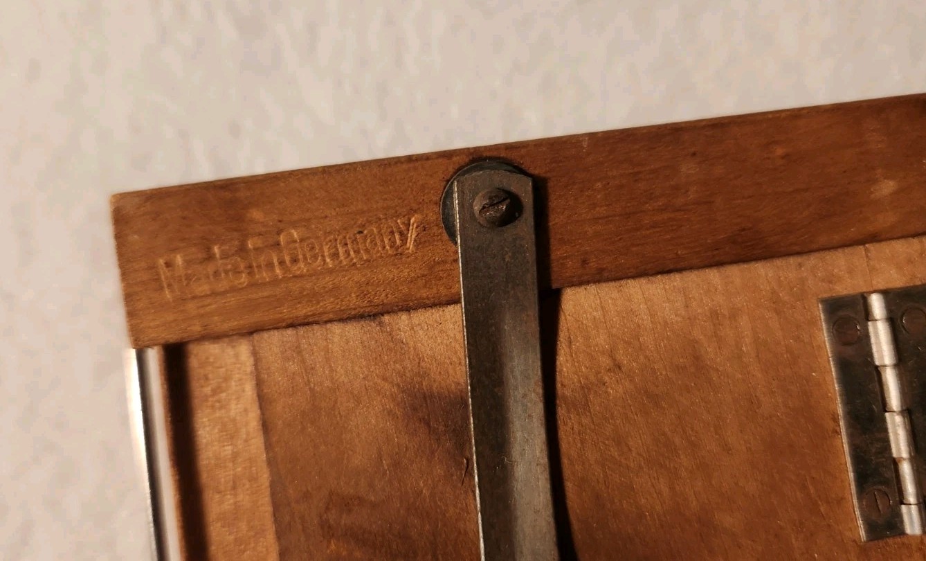VINTAGE ORIGINAL ZEISS IKON LILIPUT 2 WOODEN CONTACT PRINTING FRAME