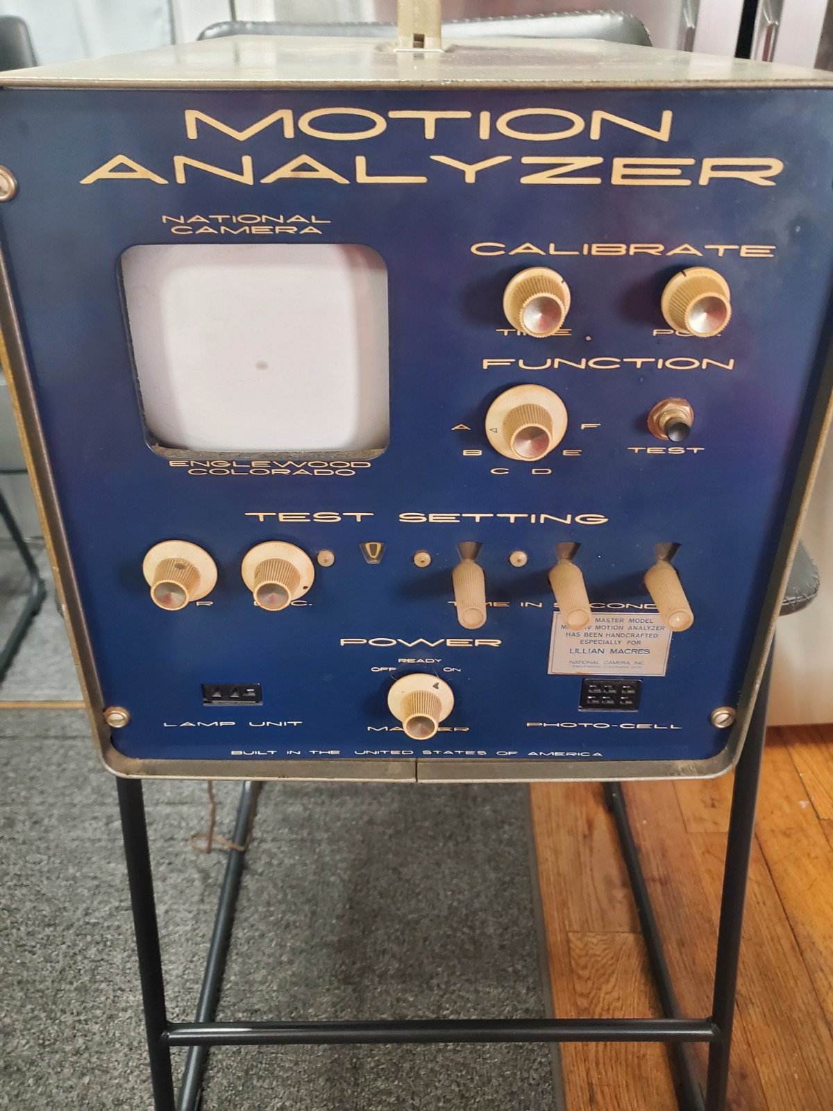 National Camera Motion Analyzer V20 *Tested & Working