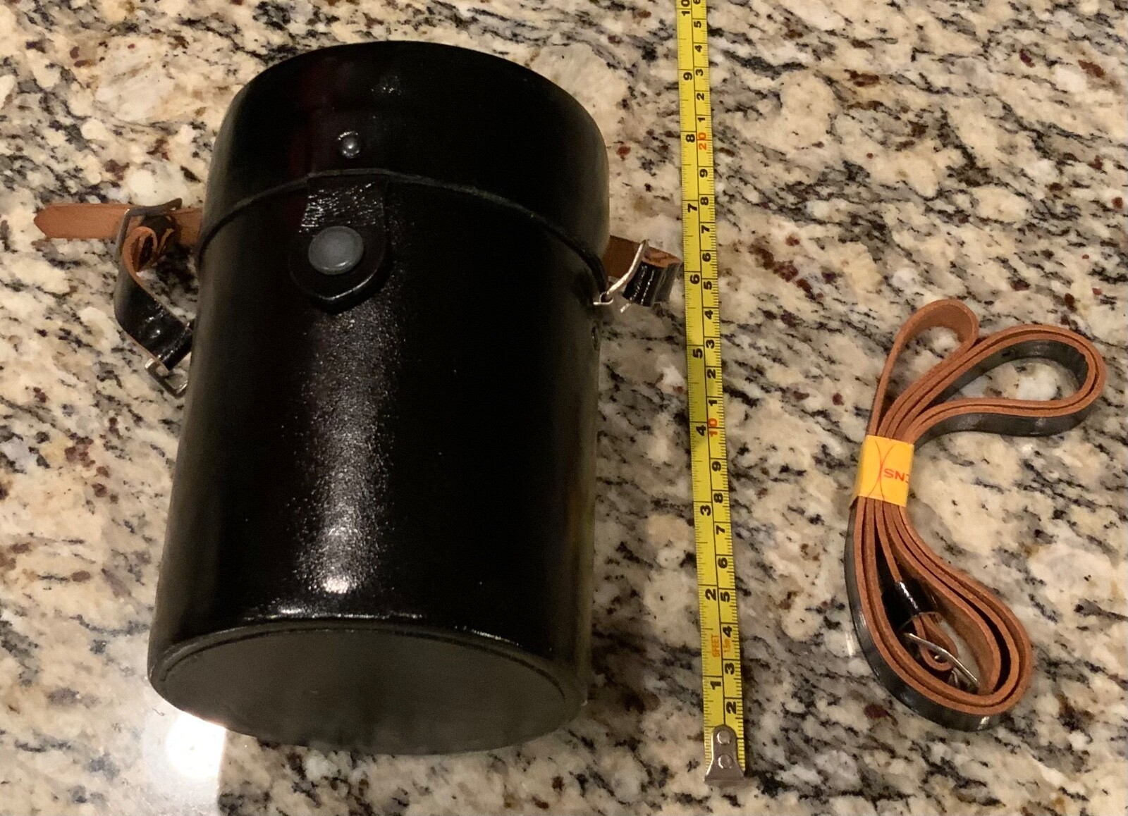 Komura Bronica Automatic 150mm F3.5 Vintage Camera Lens Box & Canister Only Nice