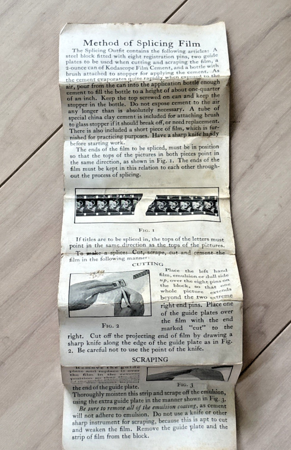 Eastman Kodak Company Kodascope Film Splicing Outfit Original Packaging