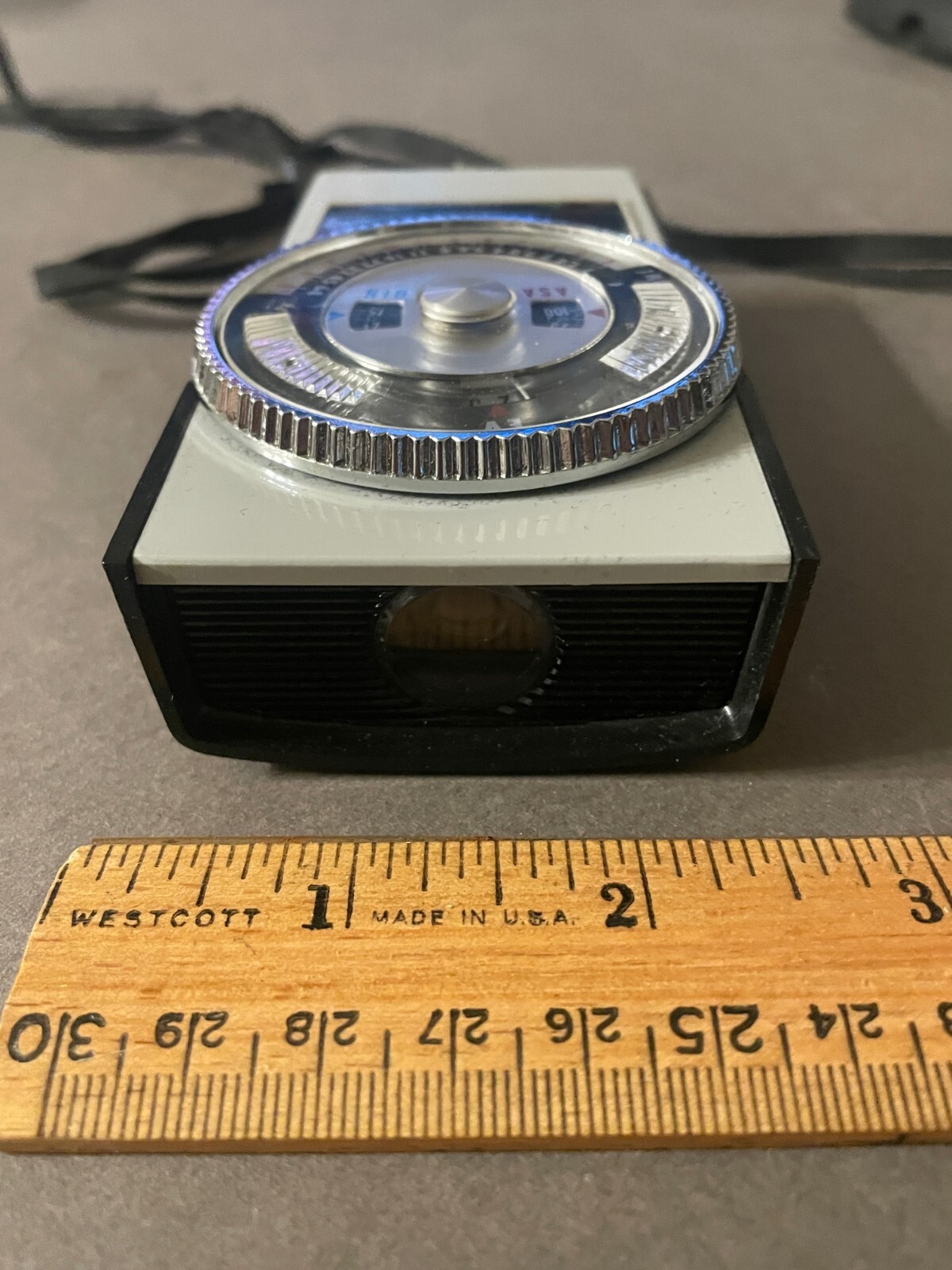 VINTAGE VIVITAR MODEL 43 CDS LIGHT EXPOSURE METER WITH CASE & BOX (NO MANUAL)