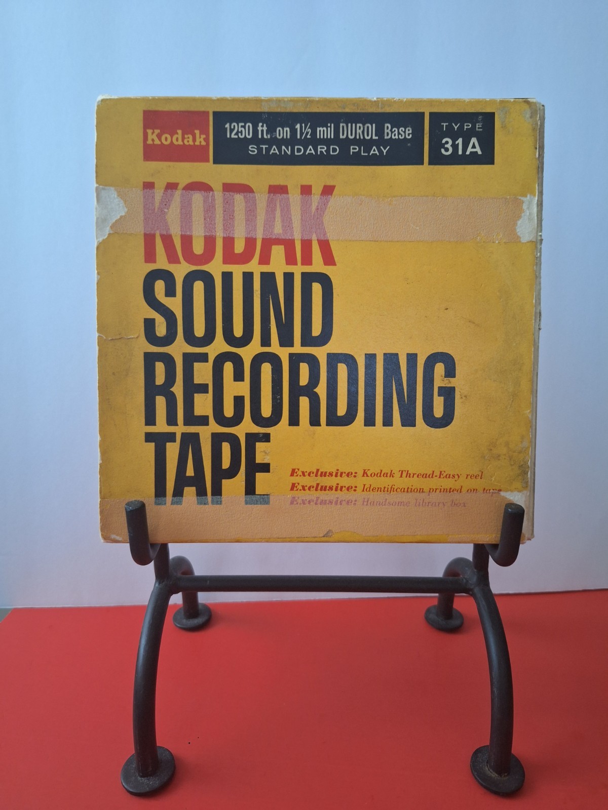 Vintage Eastman Kodak Co Empty Plastic 7 in 1/4″ Open Reel