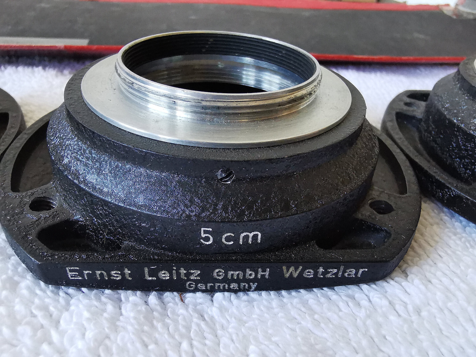 NOS Vintage Leica Leitz Wetzlar BOOWU CopyStand Attachments Macro Microscope
