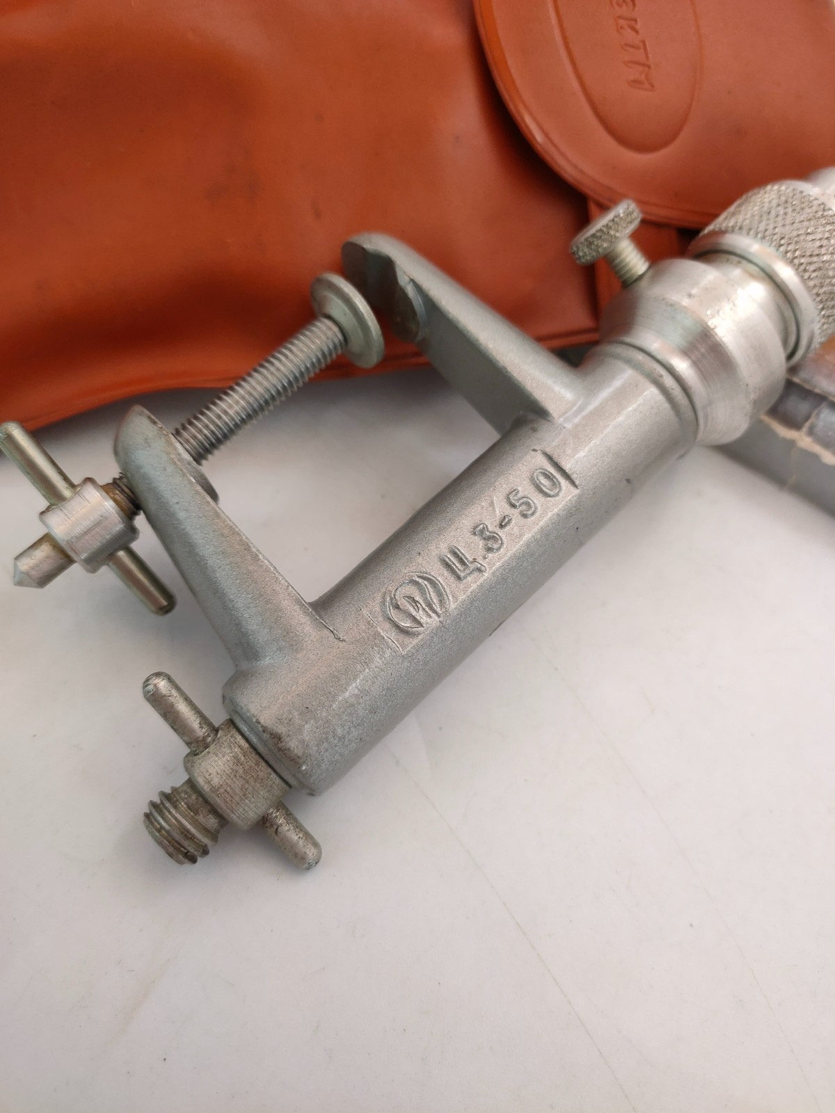 Universal photo tripod with original case 1960е mount