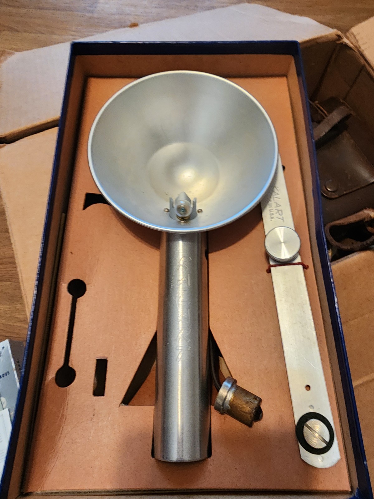 Kalart Speed Flash Safety First De Luxe Compak Original Box 1950’s