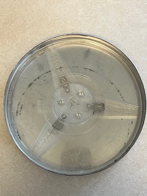 Vintage Eastman Kodak 16mm Film Reel Can from BBC news 7″
