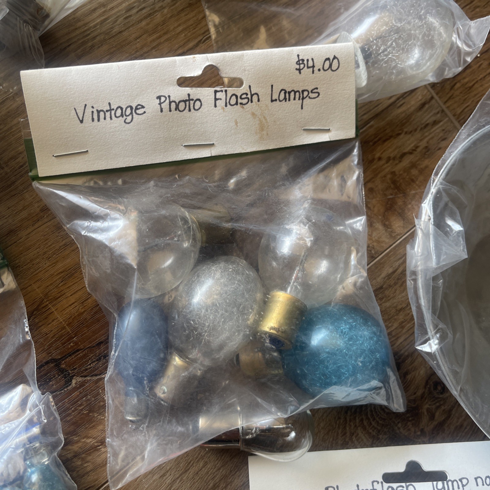 Vintage Photography Flashbulbs Lot GE Photoflash No 22 Blue Clear Mixed As-Is”