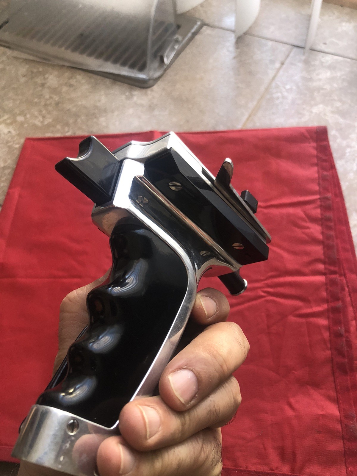 Bolex hand grip for Bolex H16 Reflex camera EBM And EL camera