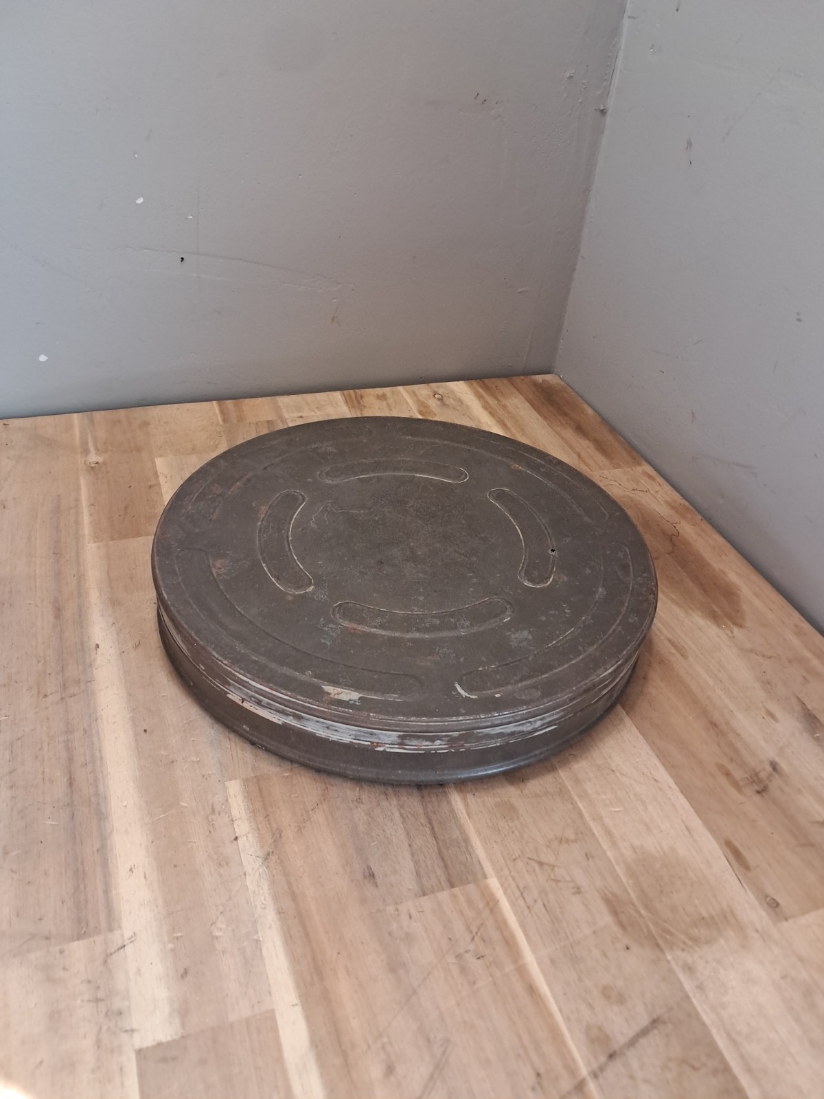 Eastman Kodak Vintage Metal Film Can Canister Movie Reel USA Empty Q11