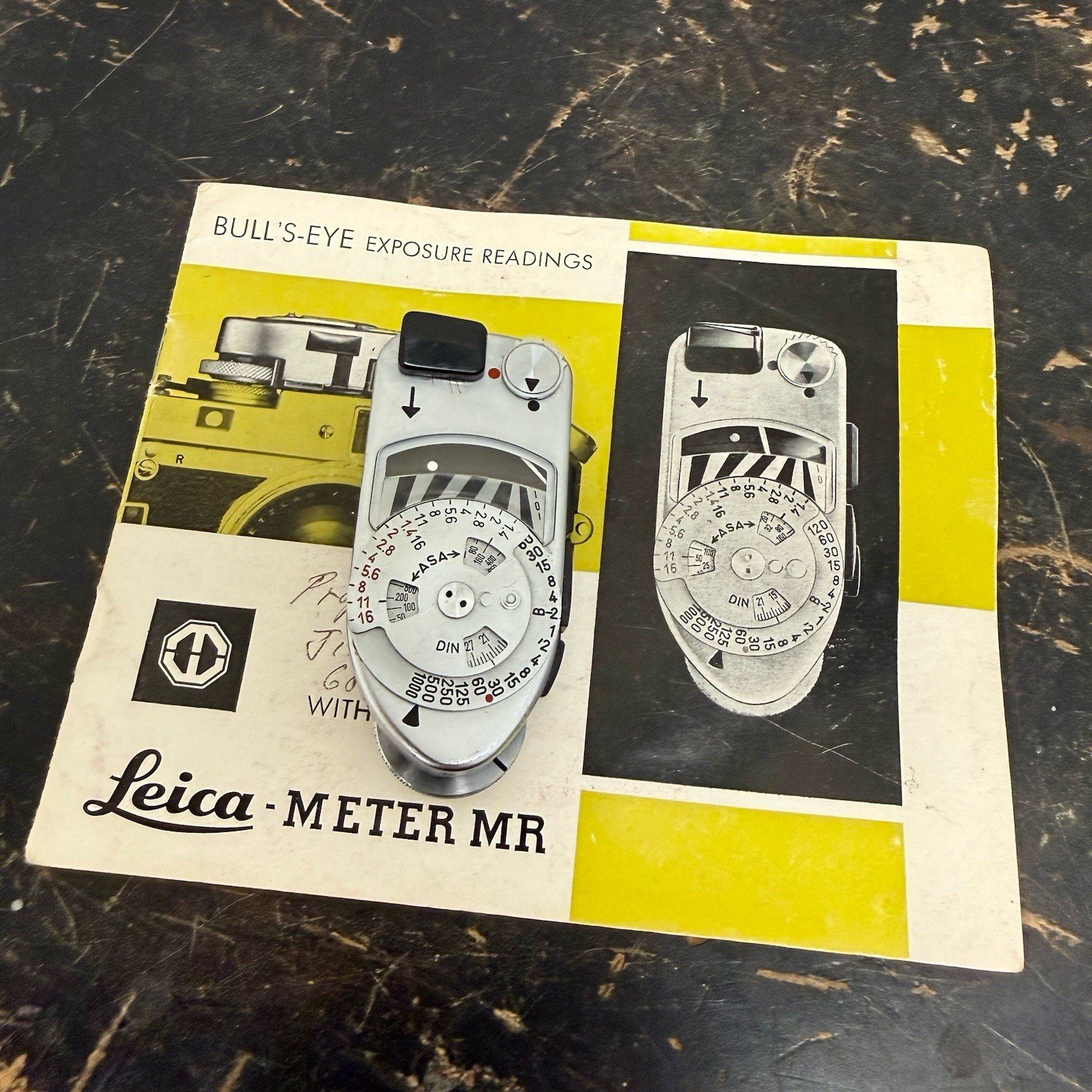 Vintage 1960s Leitz Leica Leicameter MR MR-4 Chrome W Manual