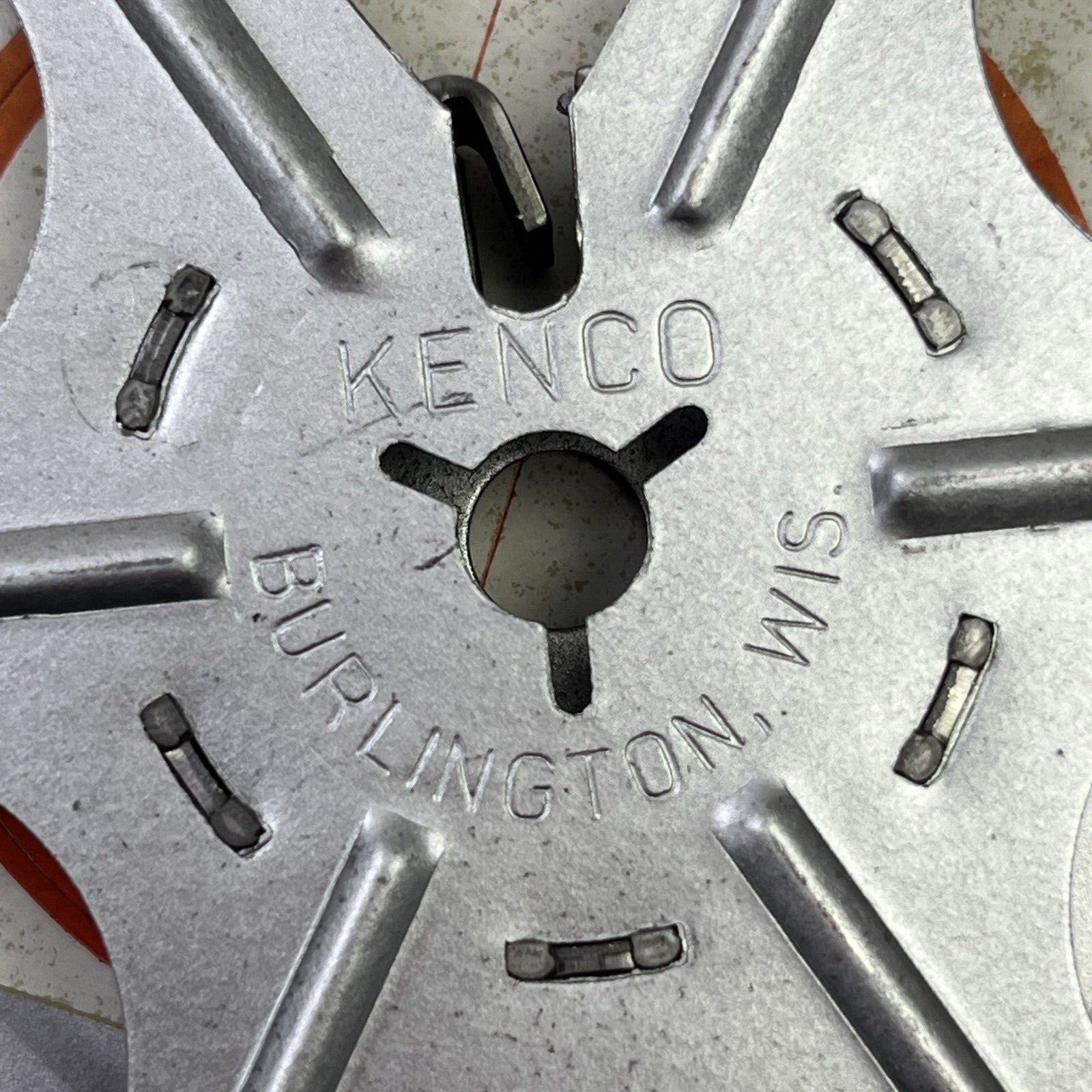 Vintage Tower Self Threading Motion Picture Reel & Can Set 8mm 400′ Kenco in Box