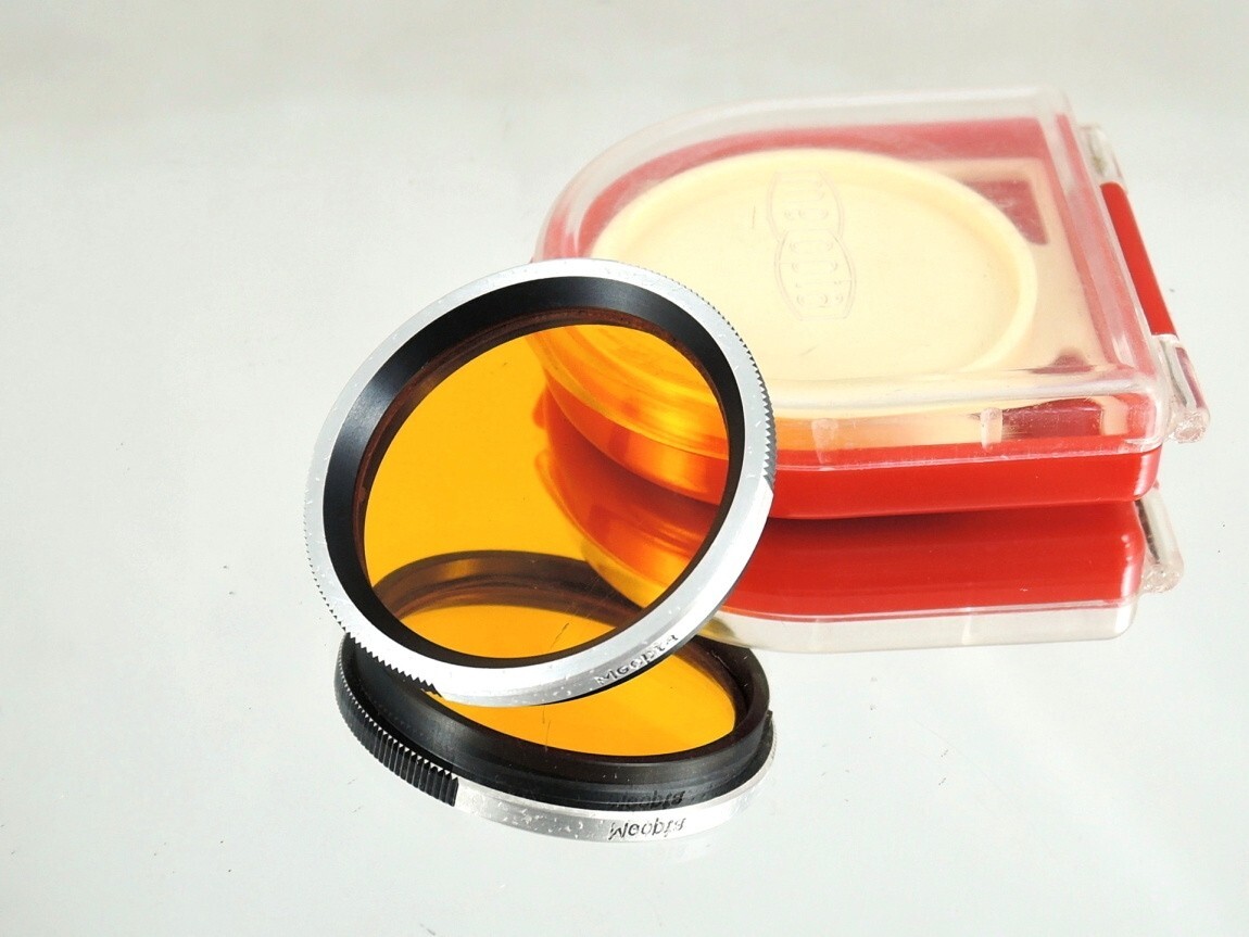 Flexaret G3 B36 Orange Filter MEOPTA Genuine Accessories Bayonet Good Glass