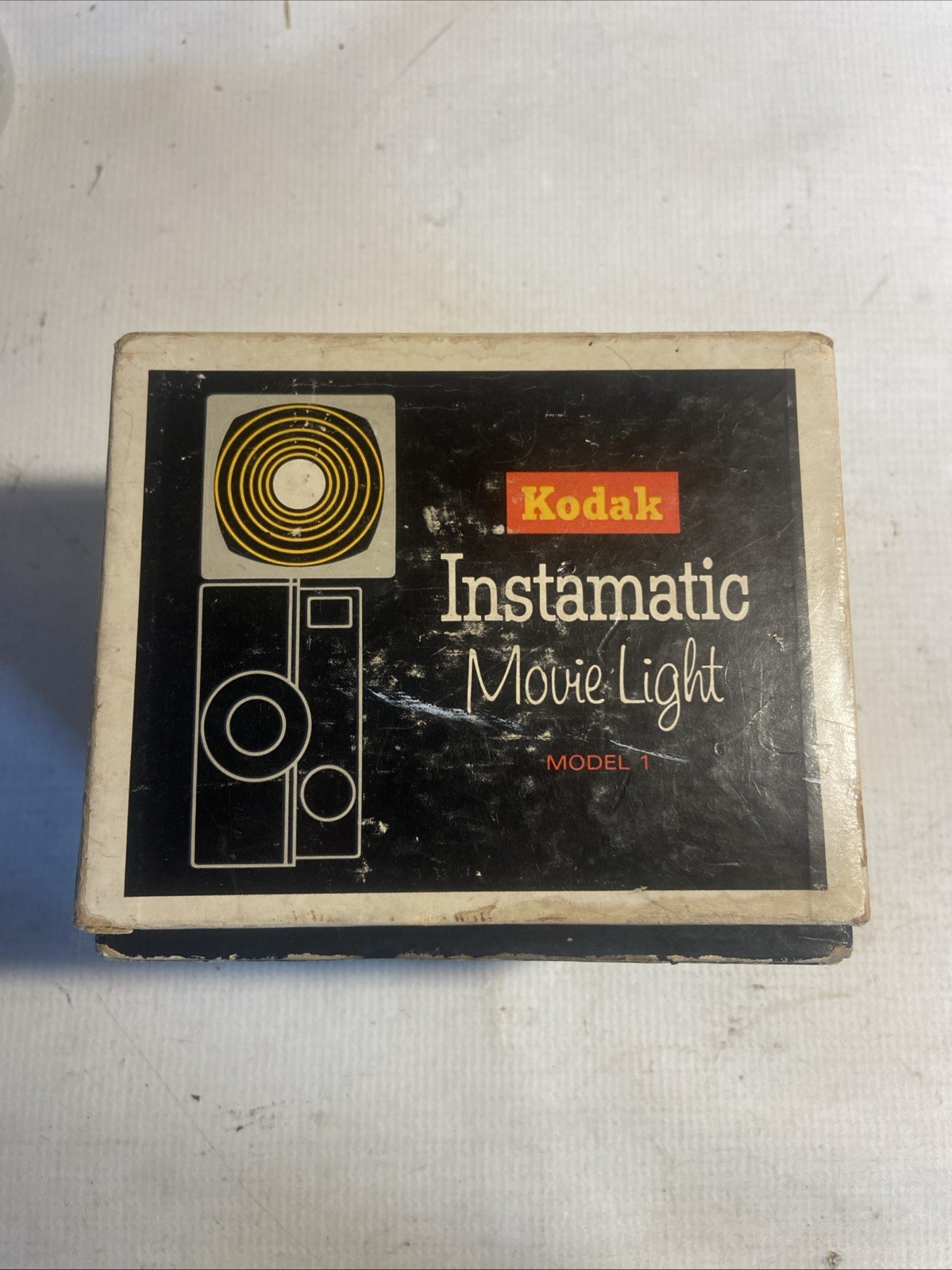 Kodak Instamatic Movie Light Model 1 w/ Bulb Vintage USA. Super Bright!