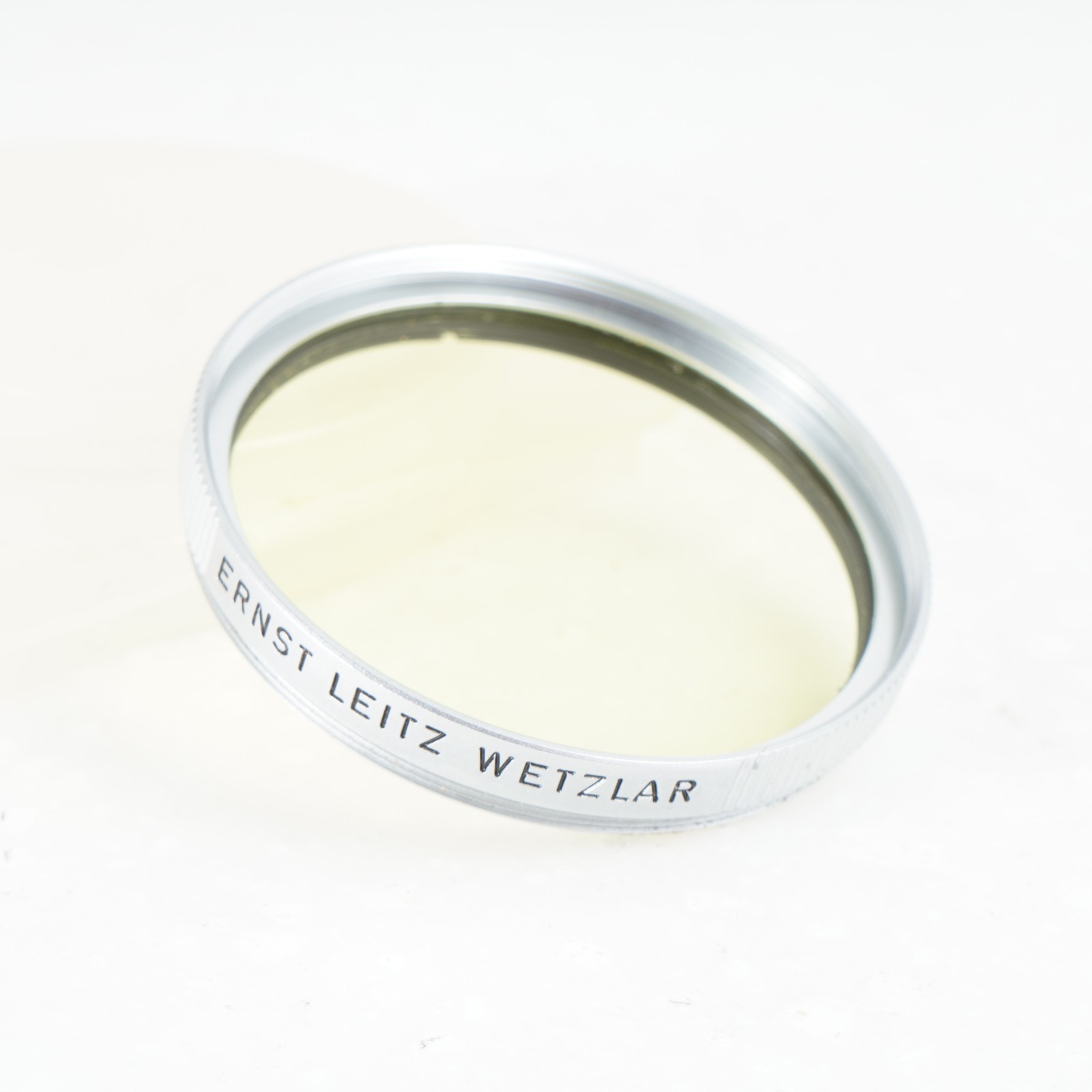 :[EX+++] Leica Genuine E39 (39mm) Yellow 0 B&W Contrast Filter w/ Case