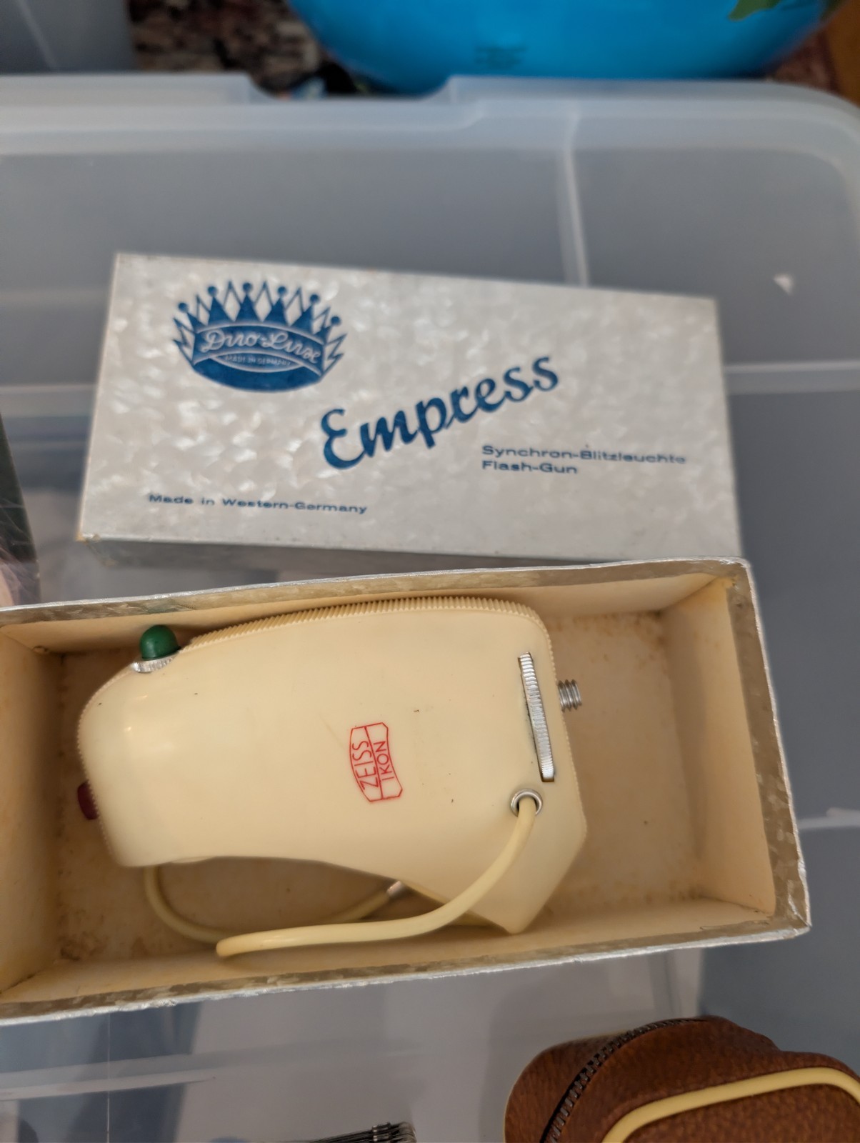 Vintage Zeiss Ikon Flash Lot – Ikoblitz + Empress Flashgun – Both Boxed w/ Cases