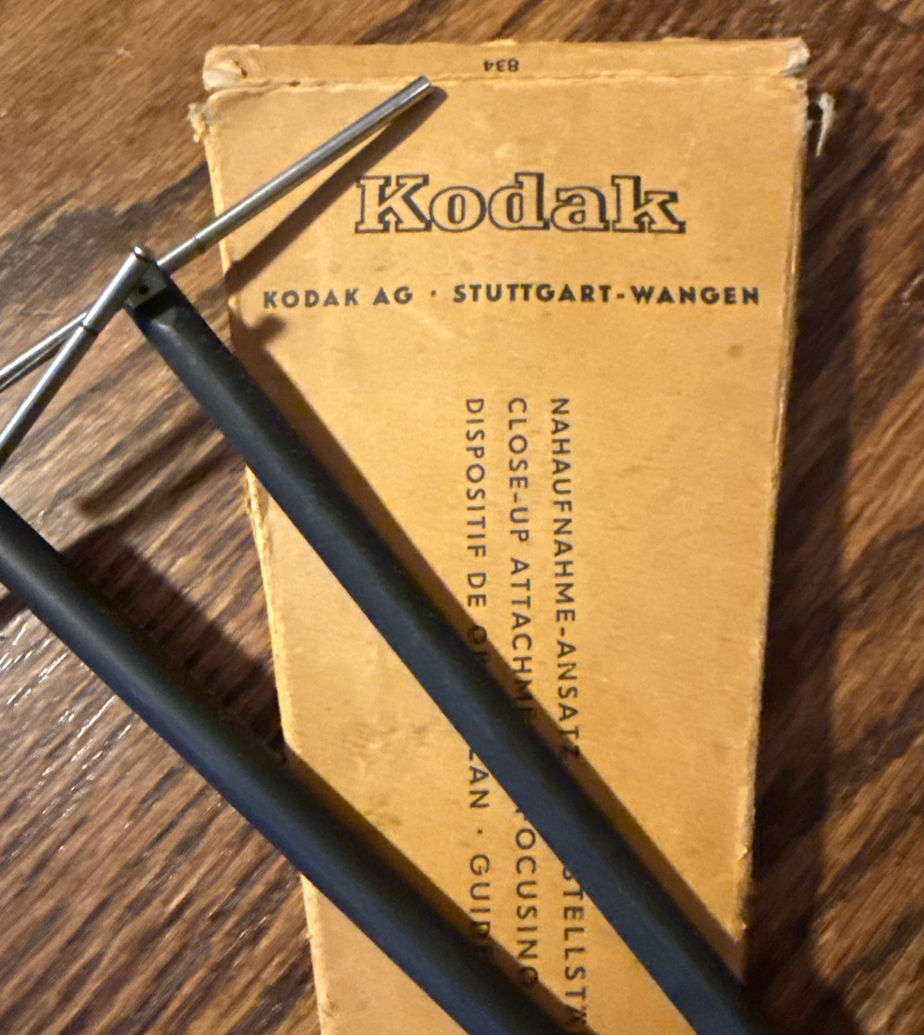 Kodak Retina Camera Close-Up Attachment Focusing Guides- 1:2, 1:3