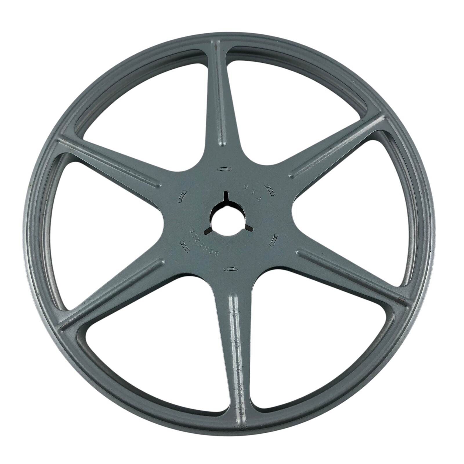 Korvette Camera Dept 6 Inch Super 8 Metal Movie Reel With Can for Film 8mm