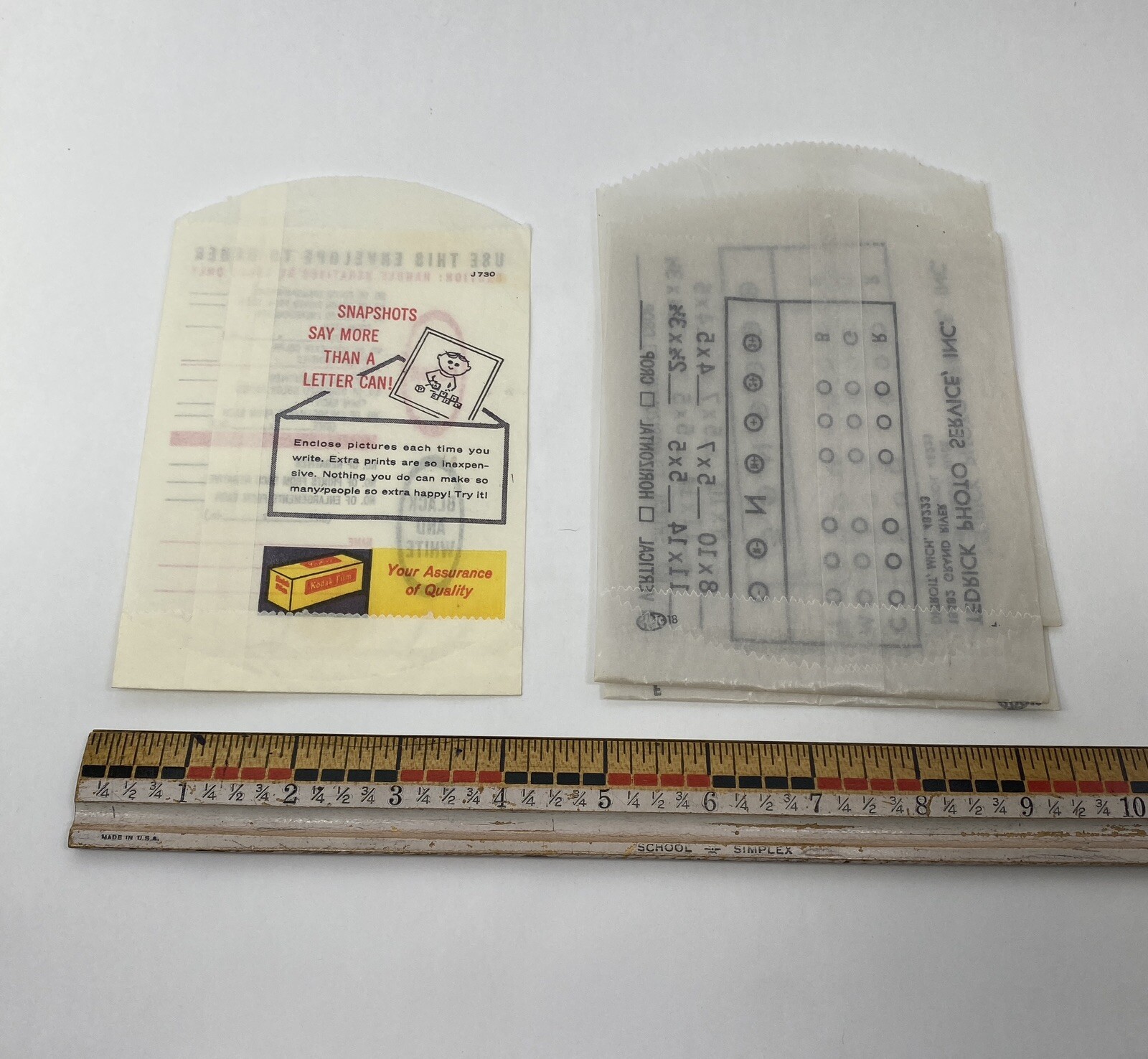 Lot of 15: Vintage Photo Studio Lab Advertising Envelopes Detroit 1930s – 1960s