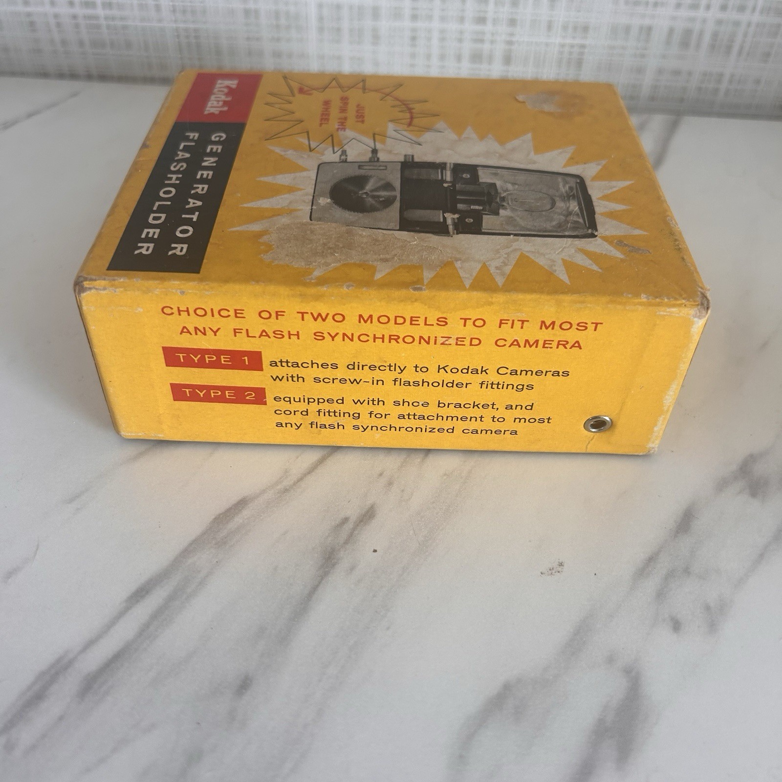 Vintage Eastman Kodak Generator Flasholder Type One 771 W/ Original Box USA BxPP
