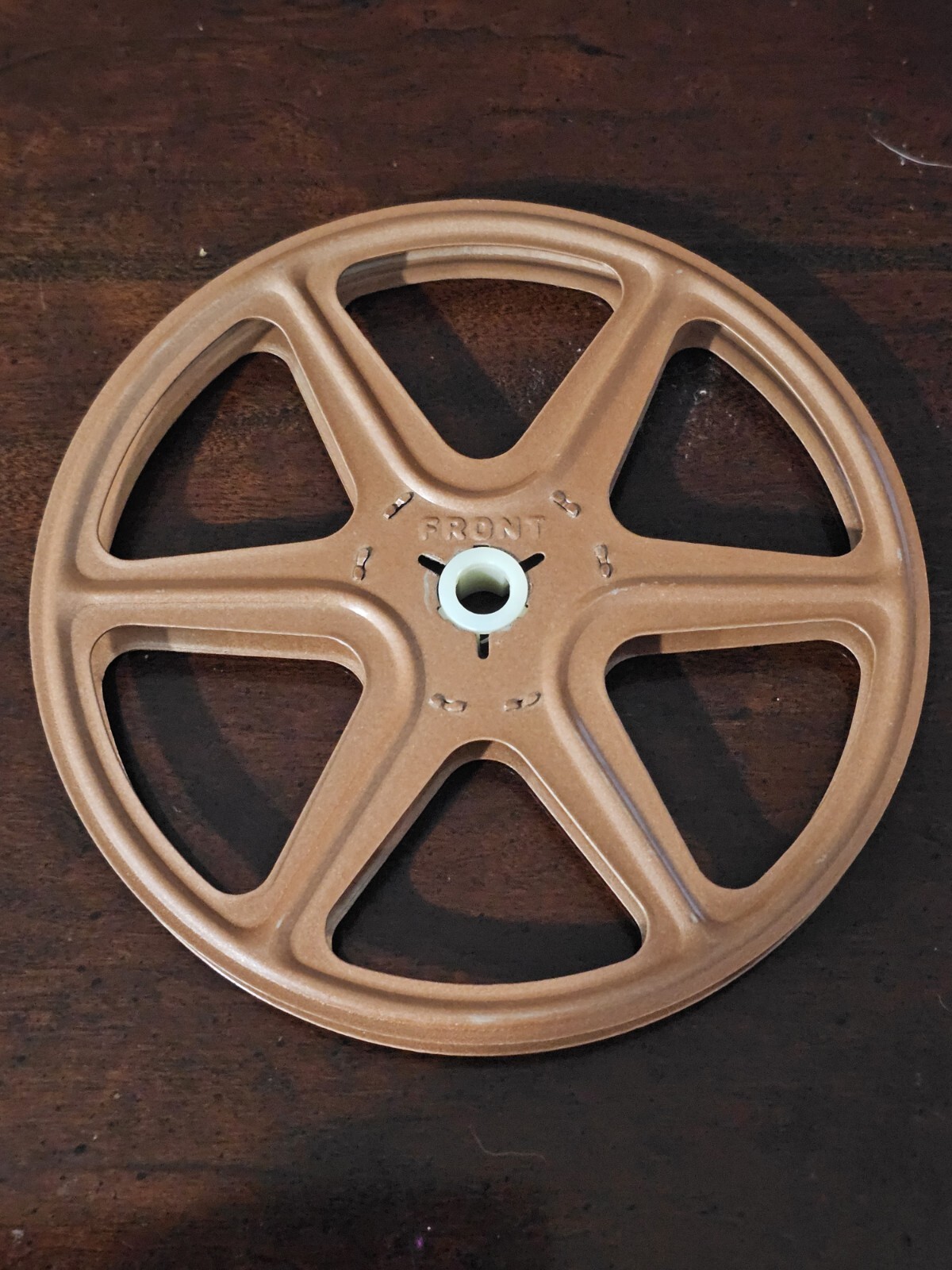 Dual 8 Metal Film Reel Canister Can 5 inches