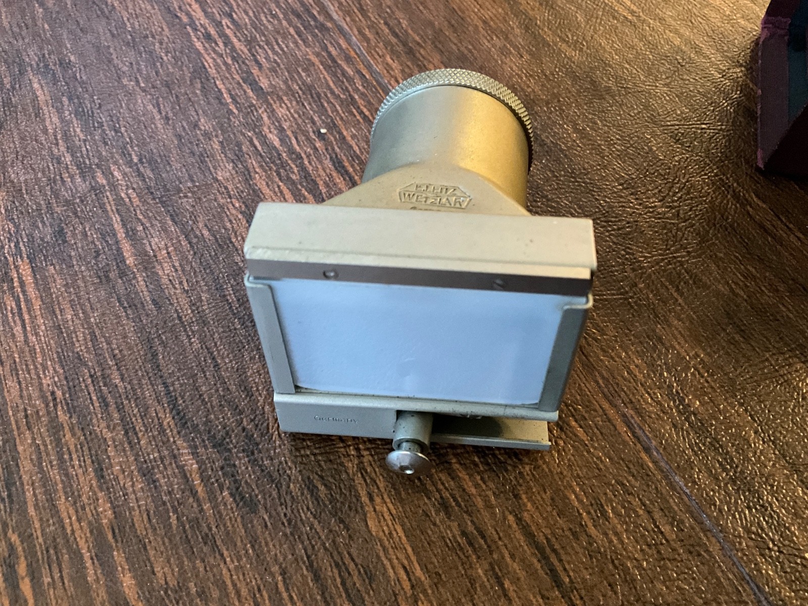 Good Condition Leitz Leica Natra Negative Slide Film Viewer Nickel from Germany
