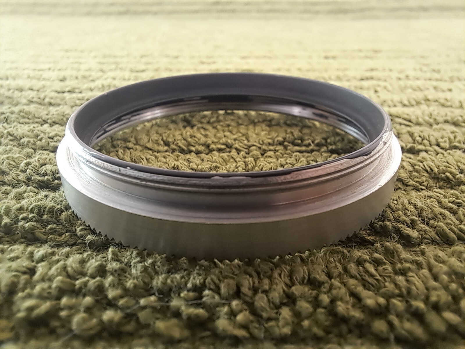 Vintage Silver Metal Lens Filter Retaining Ring – Series 6 VI