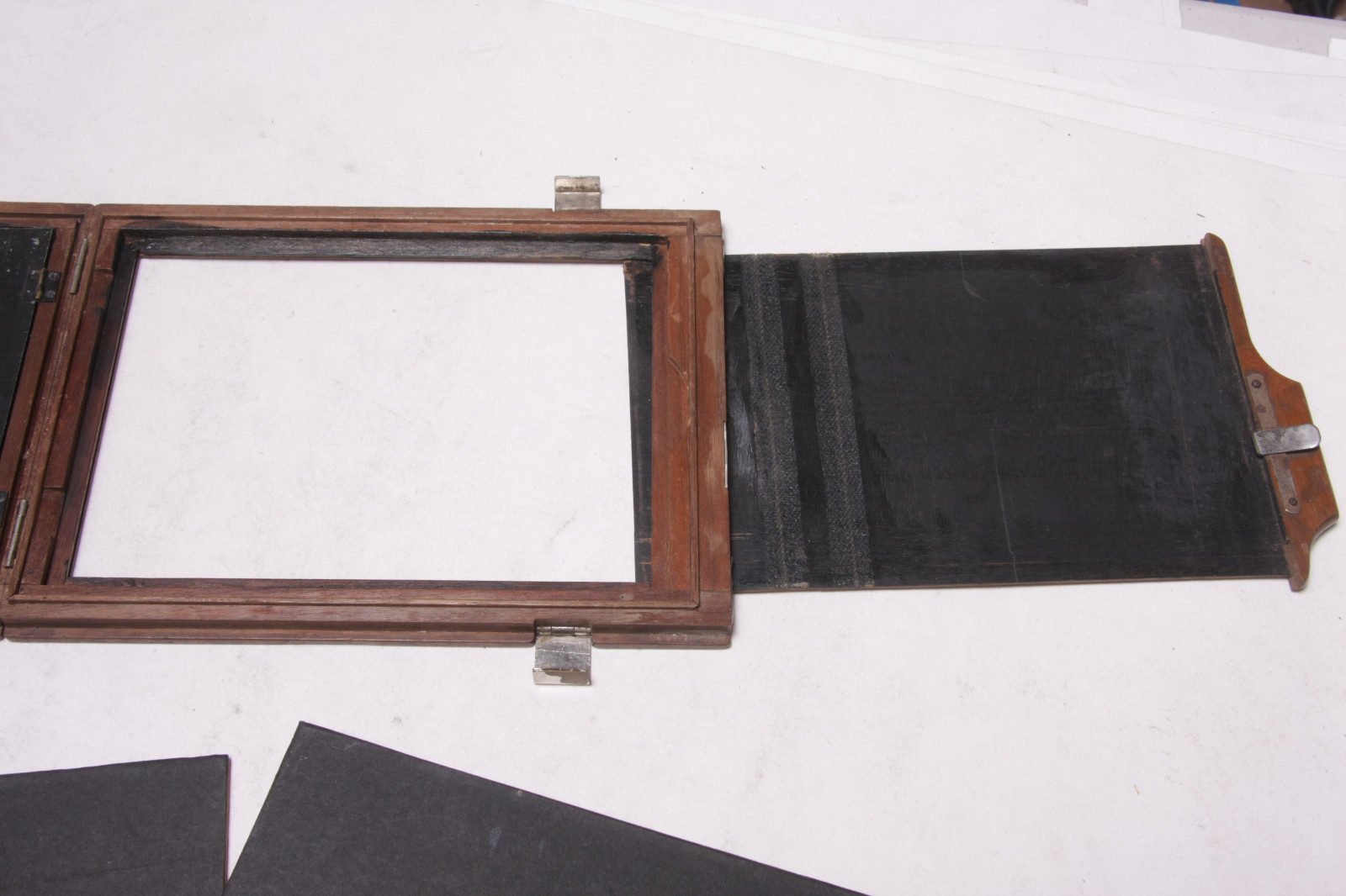 Half Plate Holder for 4 3/4 x 6 1/2″ Glass Film WPC Photography – USED LF291