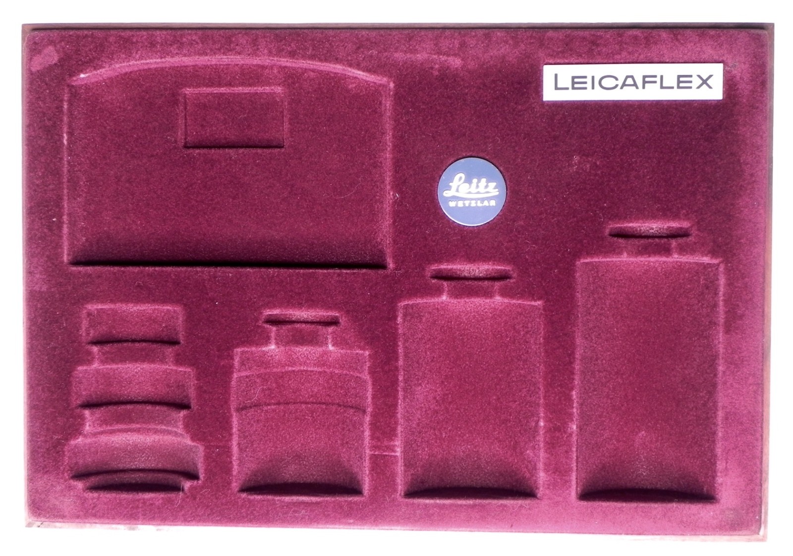 Vintage Leica Display for Leicaflex Body with 4 Lenses #2 ………….. Minty