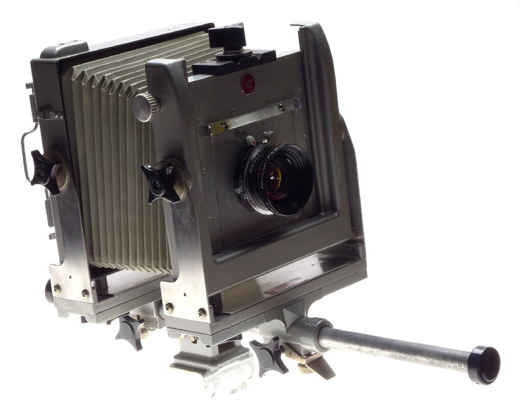 Calumet large format 4×5 cc400 monorail bellows camera schneider symmar-s