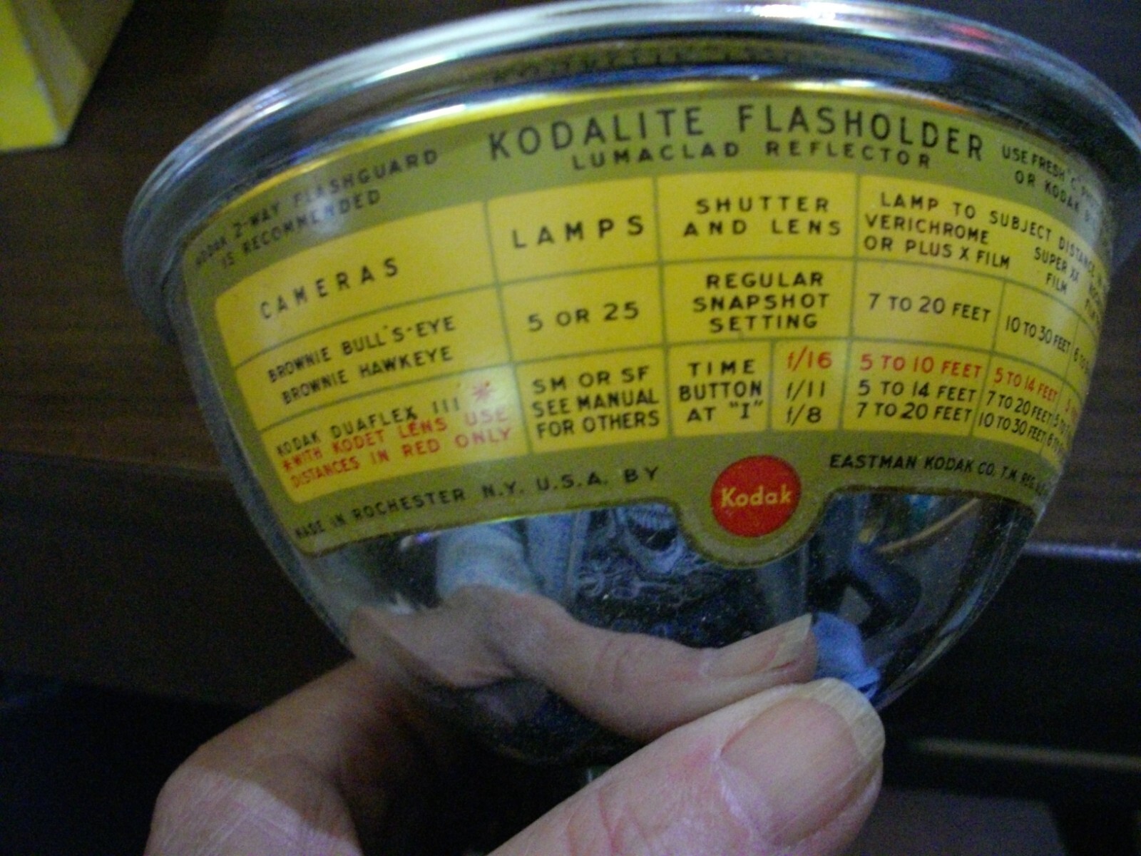 Vtg Kodak Standard Flasholder w Orig Box, Bracket & Extras N 91F