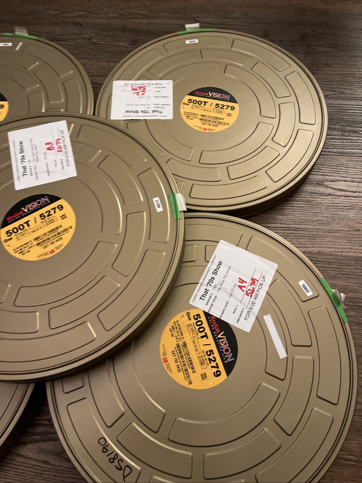 “ That 70s Show ” Large 15″ Original Tin Canister 35mm Kodak Film Empty 2000ft