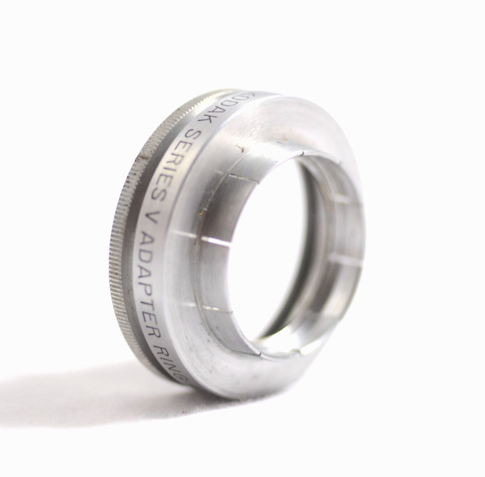 VINTAGE KODAK SERIES V PUSH-ON FILTER ADAPTER RING 15/16-23.5MM W/RETAINING RING