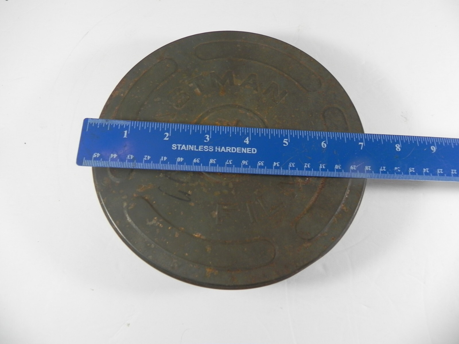 Vintage EASTMAN KODAK Metal Film Reel Canister Tin Large Movie Reel Tin