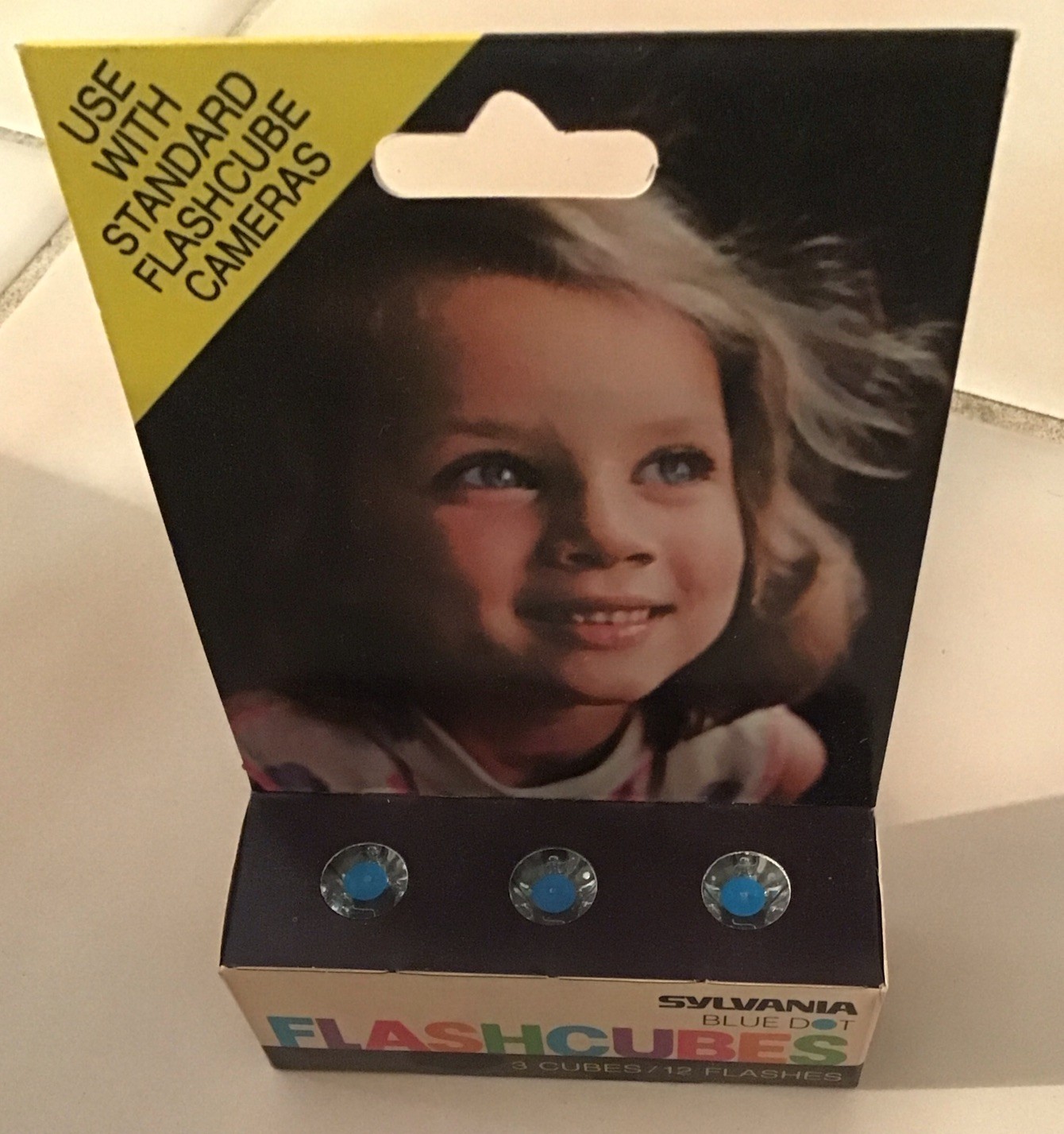 Sylvania Blue Dot Flashcubes 3 Pack/12 Flashes Brand New