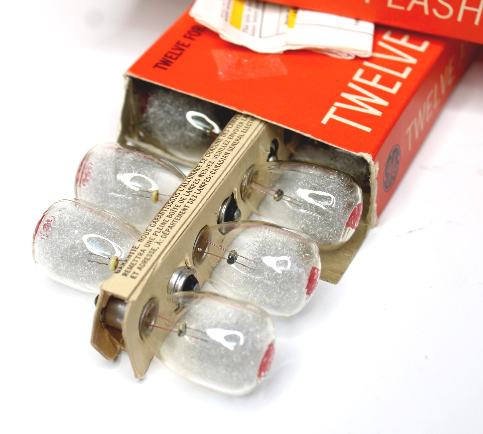Mid Century GE M2 Clear Flashbulbs – 2x 12-Pack Boxes