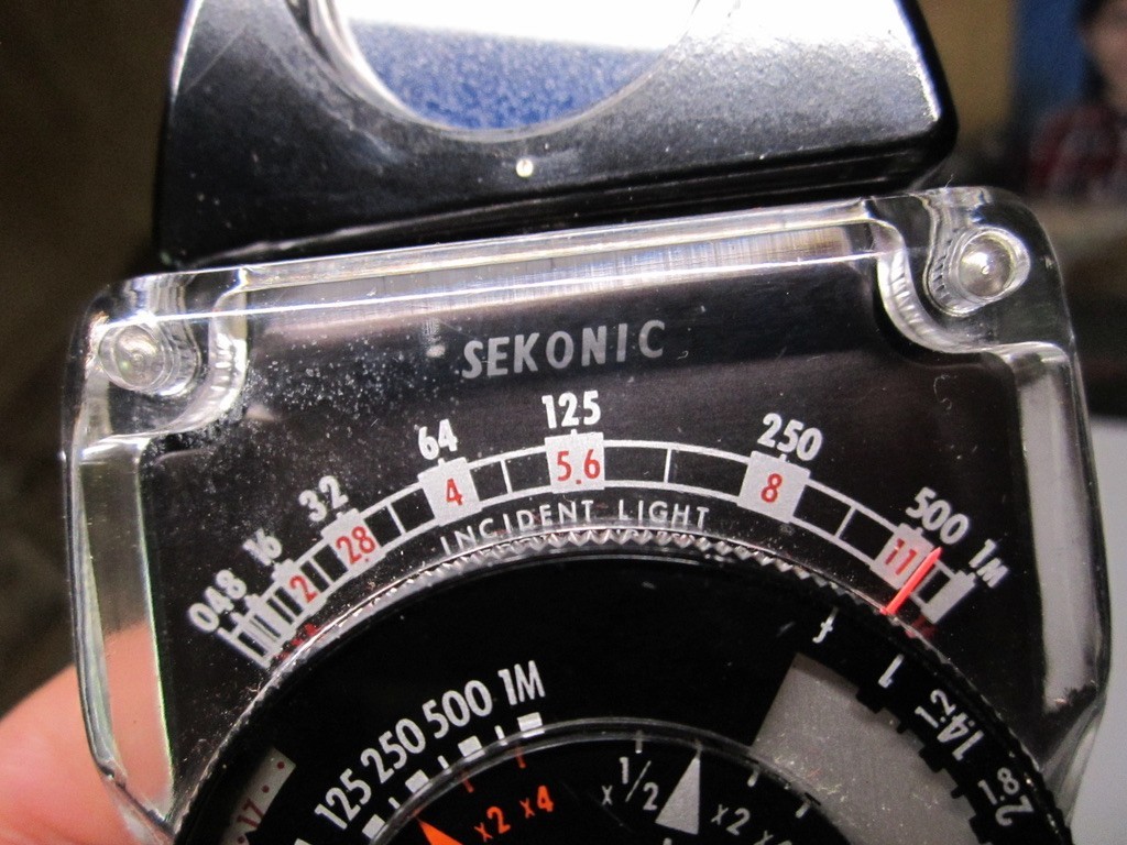 SEKONIC PRO EXPOSURE LIGHT METER for BOLEX 16MM MOVIE CAMERA, WORKING! #2
