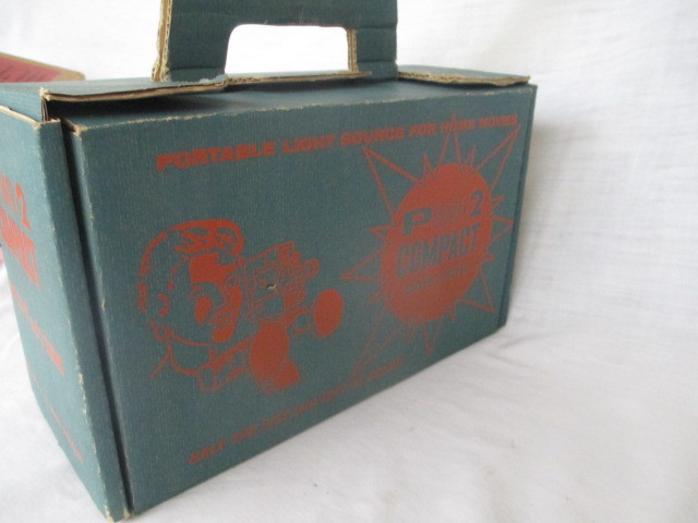 Vintage Photography Portable Light * Home Movies PM-2 Compact * Original Box