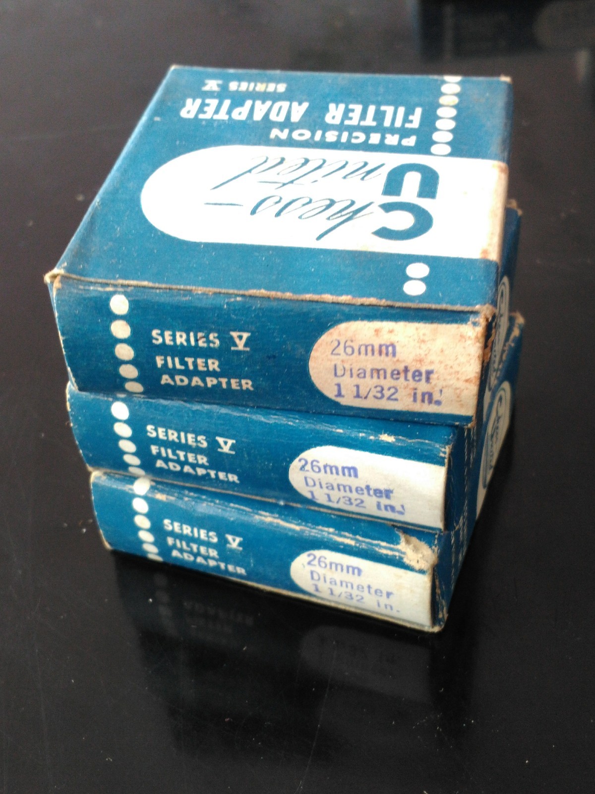 VINTAGE Chess United Series 5 Filter Adapter 26mm 1~1/32″ (N.O.S) FREE SHIPPING