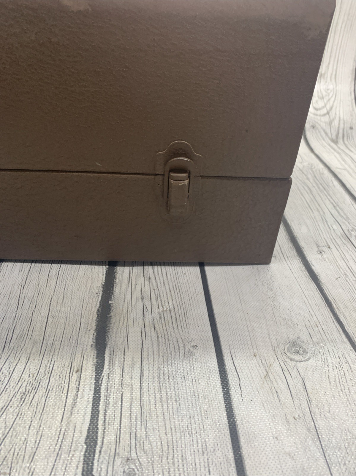 Vintage 7 or 5 Inch Film Reel Canister Case. Holds 12 Canister. Good Condition.