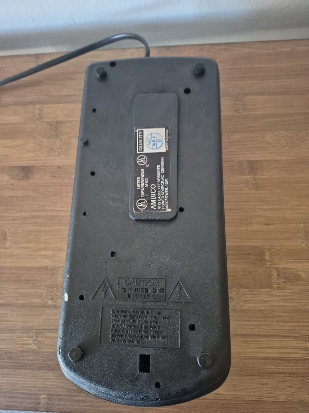 VHS Video Cassette Rewinder