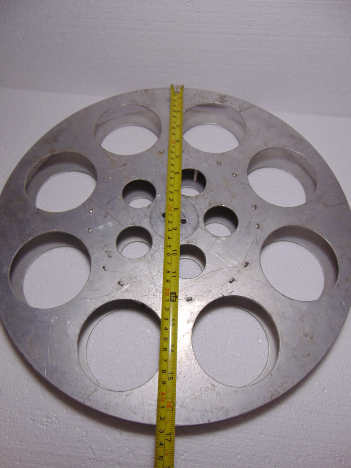 Empty 35mm Film Reel Aluminum Metal 17″ Movie Take Up 42cm vintage spool 35 mm