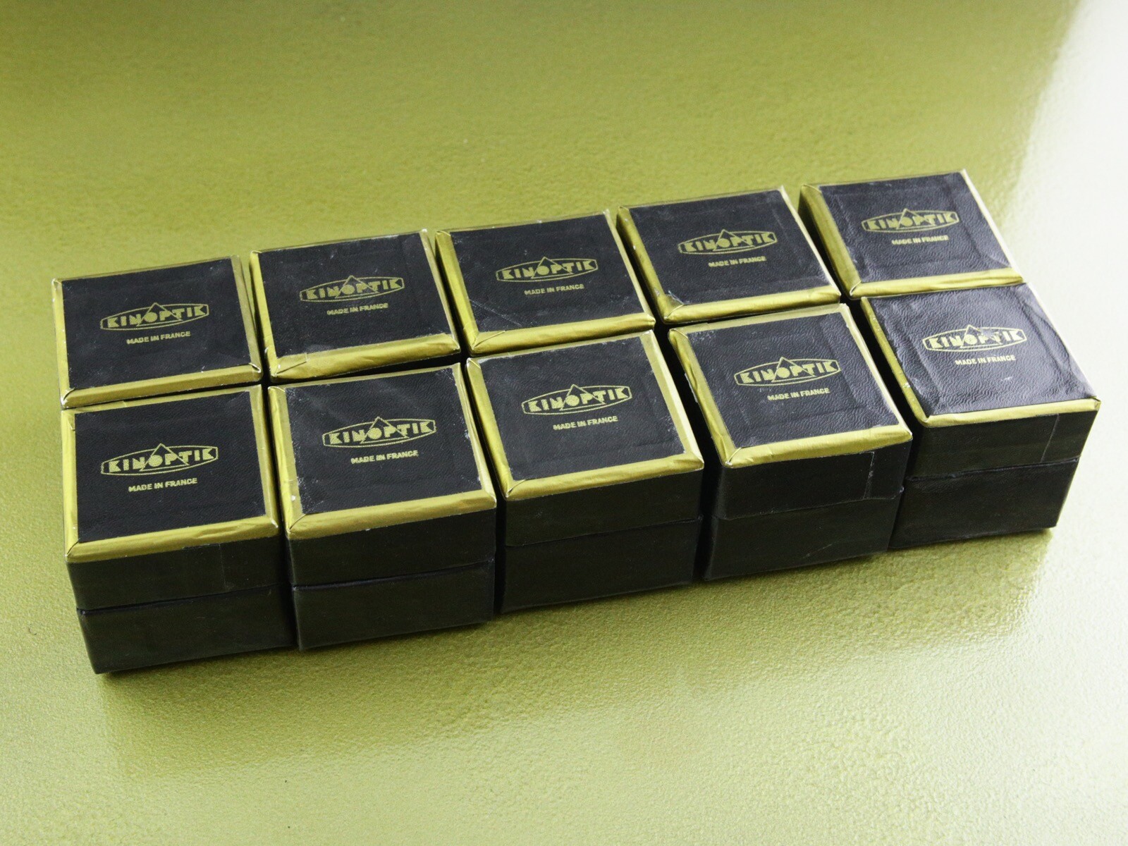 10x empty BOX KINOPTIK 5x5x5 cm / 2x2x2 inch, only BOX packing wrapp 16 mm ☆☆☆☆