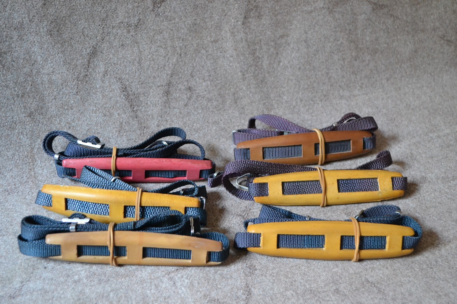 Original neck strap with fasteners for Kiev-6 19 shoulder pad medium format 1 ps