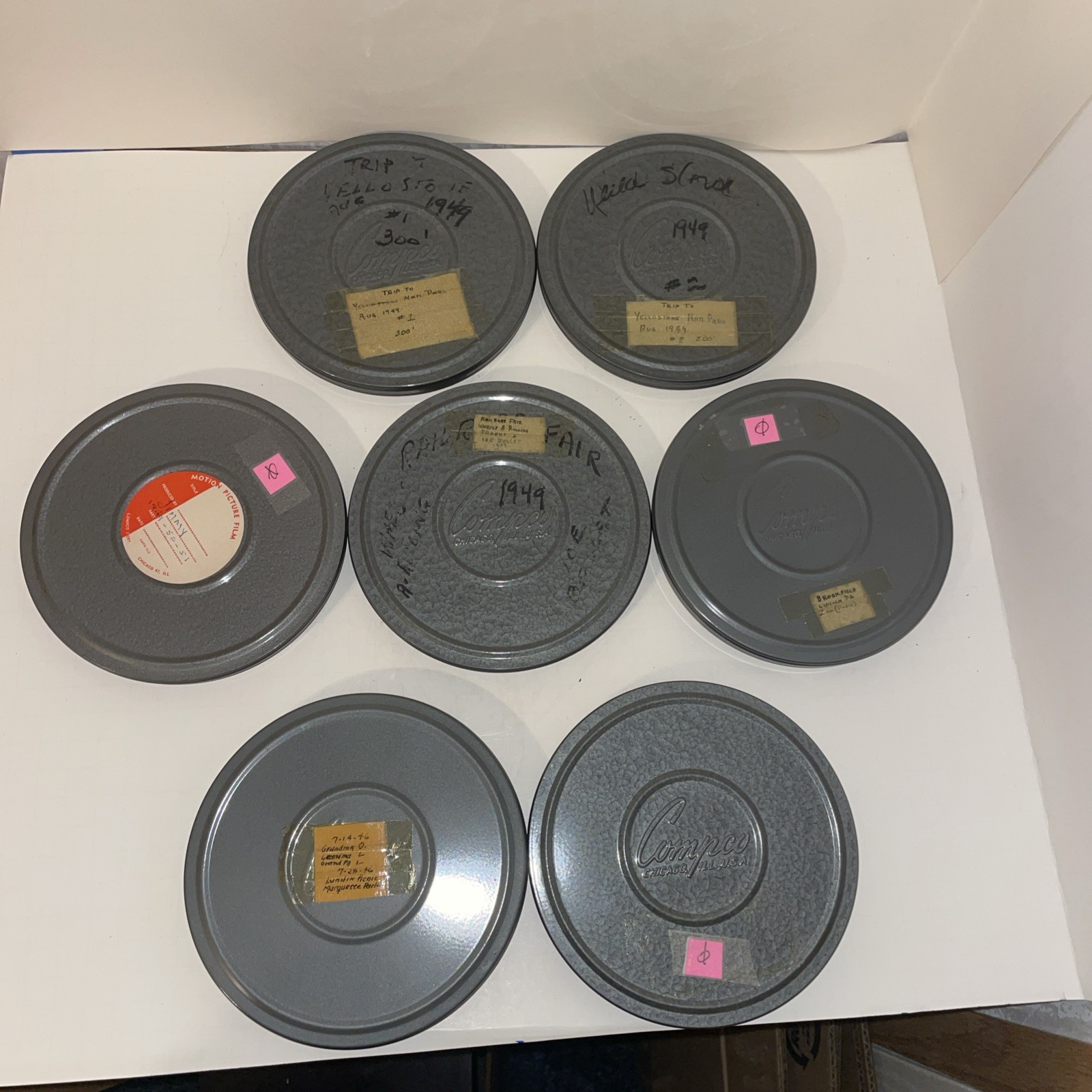 Brumberger Metal Case For 12 Reels – 5″ & 6″ Reel Canisters Included – No Reels