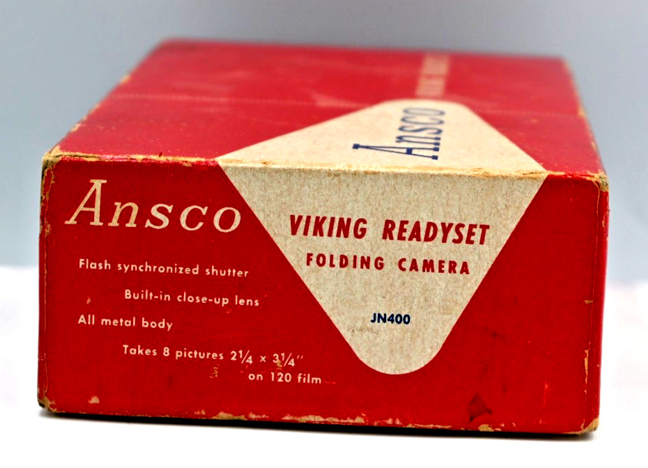 Vintage Ansco Viking Readyset folding camera JN400
